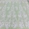 1 Yard Gold Beaded Lace Fabric Embroidered With Fuzzy Thread on 100% Polyester e 53 Inch Width